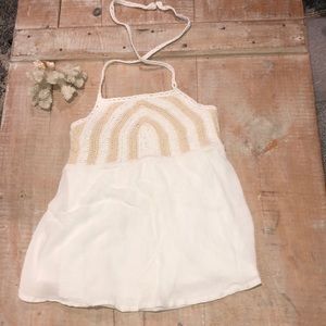 Girls halter crochet top